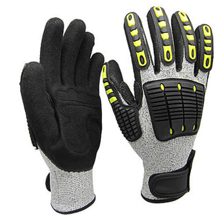 Work Glove Impact - Luvas de Trabalho Reforçadas Anticorte de