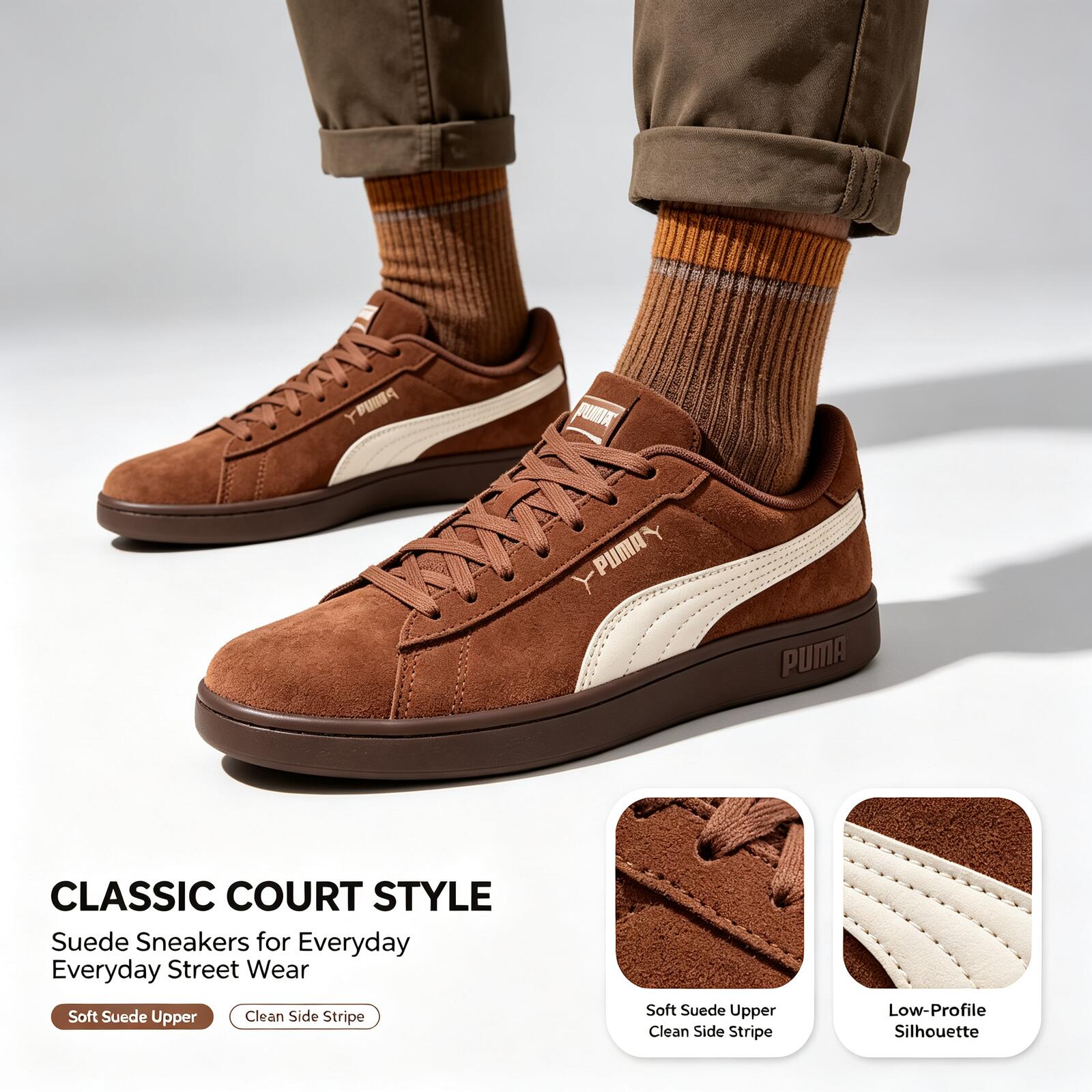 Novo Tênis Casual Retro PUMA e - Puma Shoes Suede Classic avaliação e preço