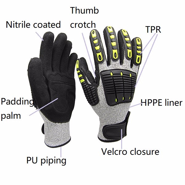 Luvas de Trabalho Reforçadas A - Work Glove Impact avaliação e preço