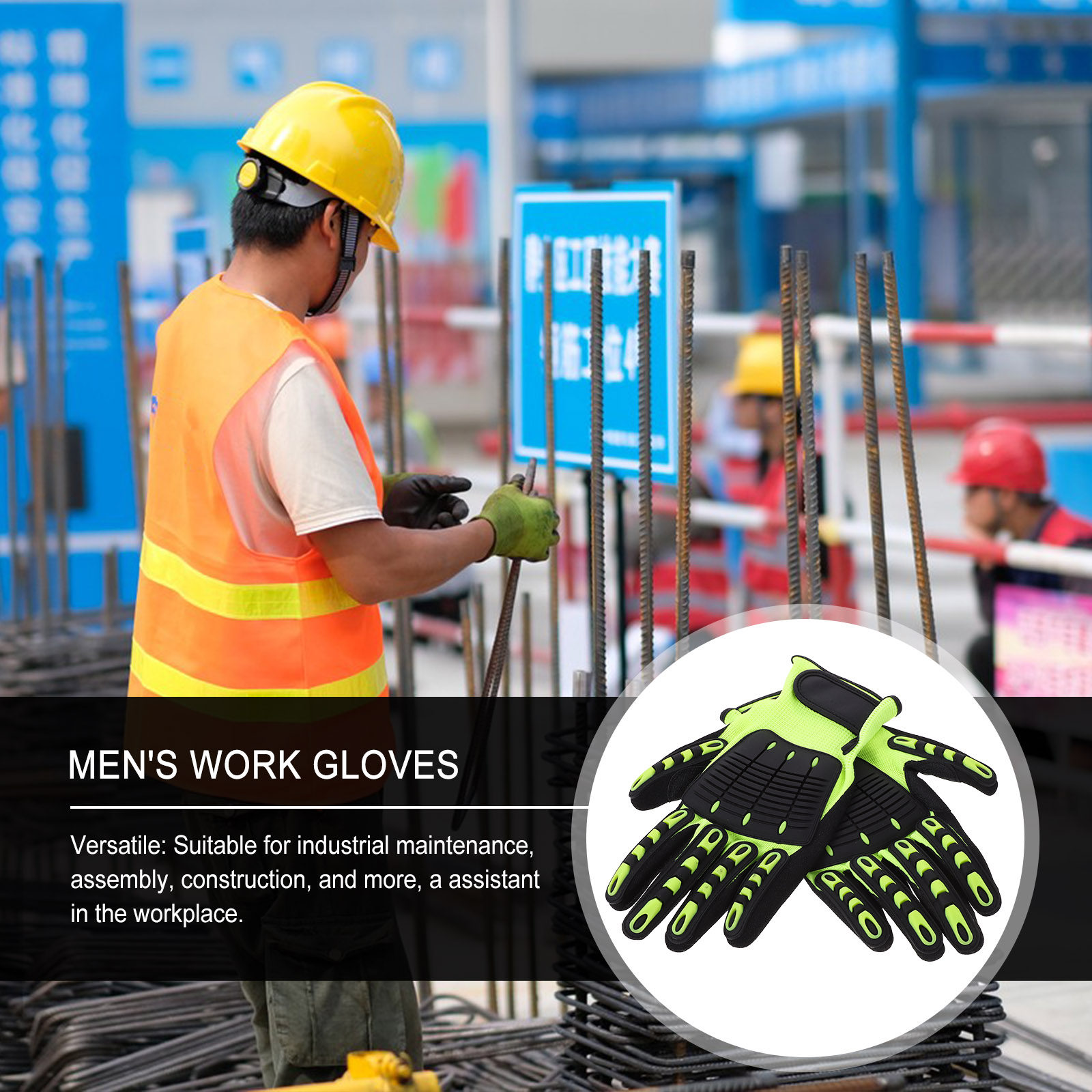 1 Par de Luvas de Jardinagem R - Work Glove Impact avaliação e preço