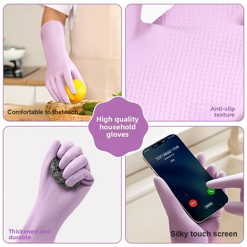 Luvas de lavagem de louça de l - Dish Glove Rubber avaliação e preço