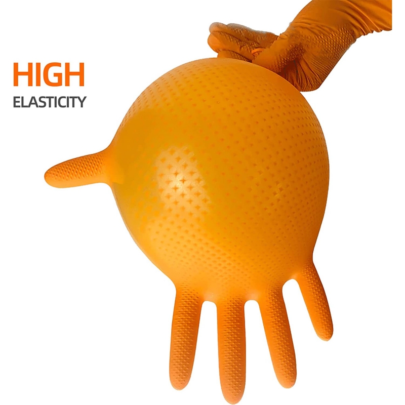 8mil luvas de nitrilo grosso 3 - Nitrile Mechanic Glove avaliação e preço