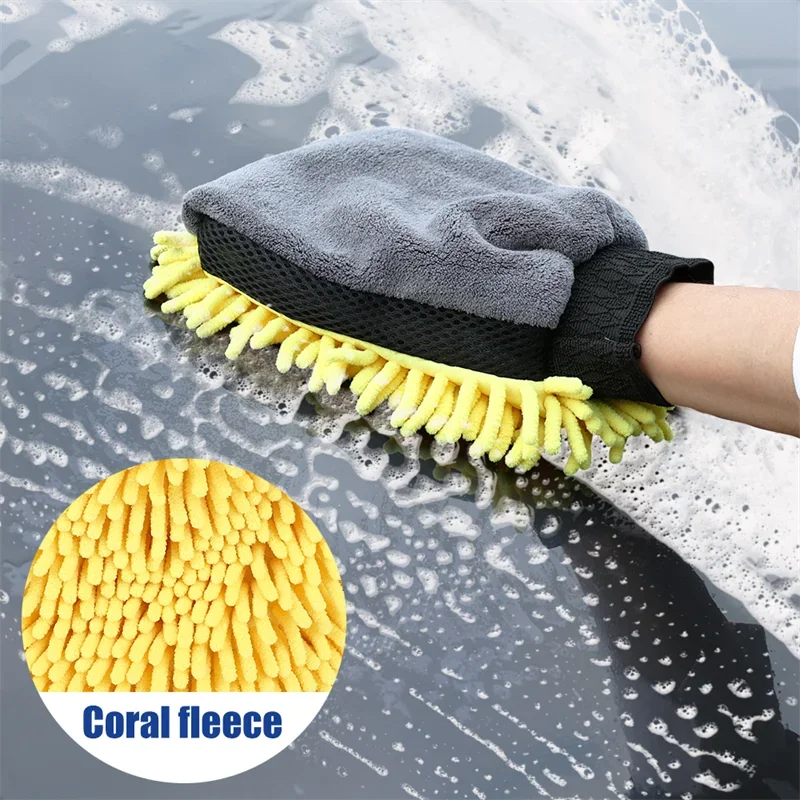 1/5 pçs luvas de lavagem de ca - Gardening Glove Waterproof avaliação e preço