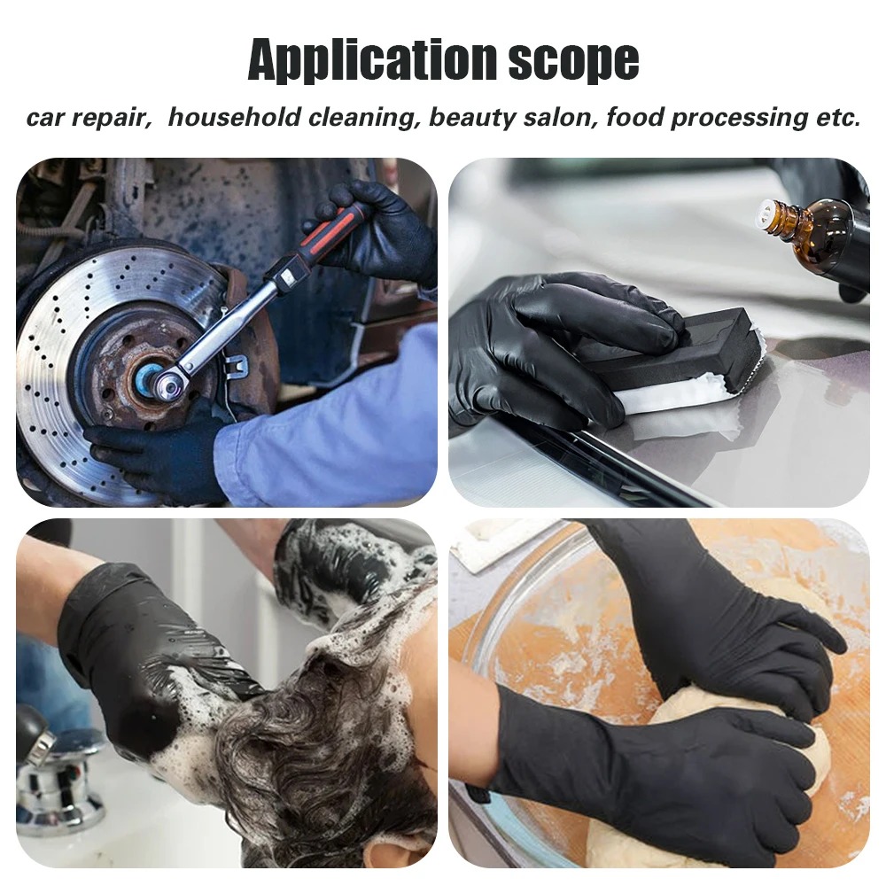 Luvas Descartáveis de Nitrilo  - Nitrile Mechanic Glove avaliação e preço