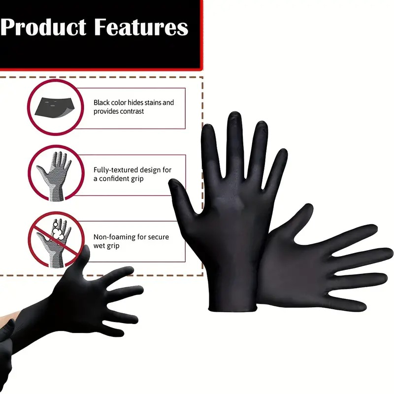 Luvas Descartáveis de Nitrilo  - Nitrile Mechanic Glove avaliação e preço