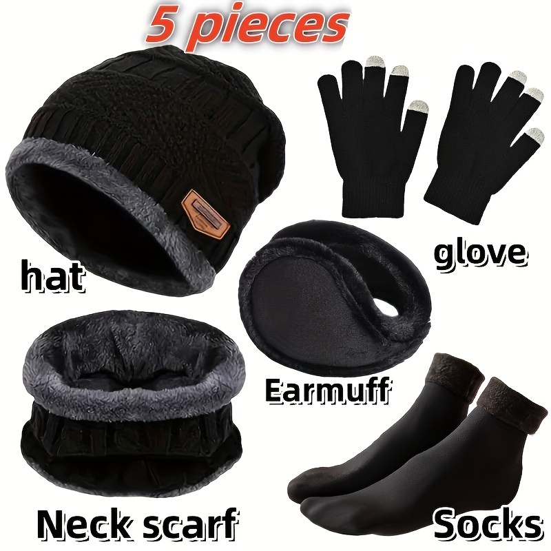 Chapéu de inverno masculino, c - Winter Glove Insulated avaliação e preço