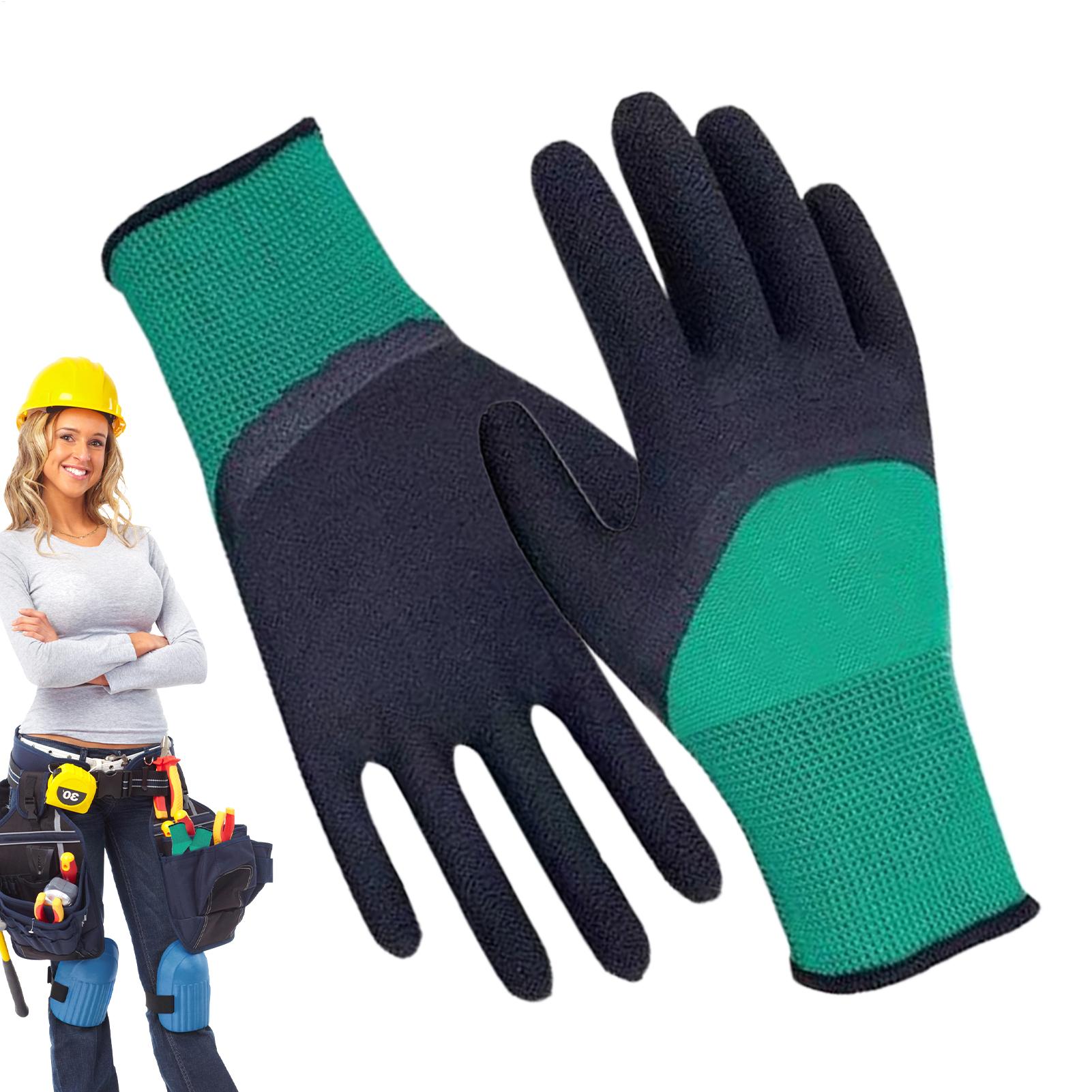 1 par de luvas femininas para  - Gardening Glove Waterproof avaliação e preço